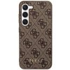 Zadný Kryt Guess pre Samsung Galaxy S24 Plus 4G Metal Gold Logo hnedé (GUHCS24MG4GFBR)