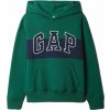 Chlapčenská mikina GAP, V-FALL FASH LOGO Zelená,tmavo modrá,Biela XS
