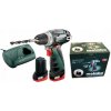 Akumulátorový skrutkovač Metabo PowerMaxx BS Basic 2x2.0Ah, nabíjačka a sada
