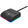 USB (3.0) hub 4-port, DHC-CT120, čierny, Hewlett-Packard, 4x USB 3.0, podsvietený 8WW48AA