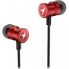 Genius HS-M316, slúchadlá s mikrofónom, drôtová, červená, 2.0, špuntové, 3.5 mm jack