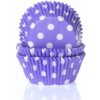 Papiernova košíčka na muffiny fialová bodkovaná 50ks - House of Marie - House of Marie
