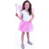 Rappa, tutu sukňa ružová s paličkou a krídlami 8590687193581