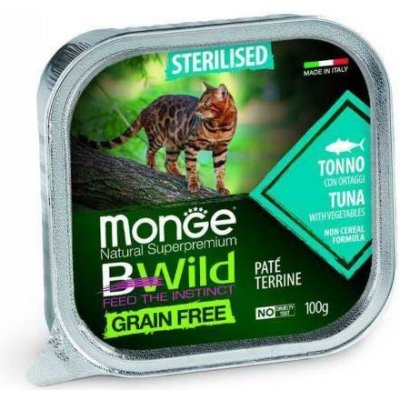 MONGE BWild GF Sterilised Tuniak 100 g