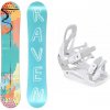 Raven Anna snowboard + Raven S230 White viazanie - 150 cm + vázání S/M (EU 37-42)