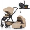 PETITEMARS PETITE&MARS Kočík kombinovaný ICON 2v1 Mocha Beige LITE RWS + Core Pro i-Size Black Grey + Báza