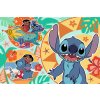 TREFL Puzzle Lilo&Stitch: Šťastný den MAXI 24 dílků