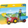 PLAYMOBIL® 1.2.3 6964 Traktor s prívesom