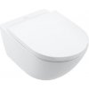 Villeroy & Boch Subway 3.0 - Závesné WC, TwistFlush, CeramicPlus, alpská biela 4670T0R1