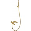 Imex OLIMPO vaňová batéria + sprchový set kartáčované zlato BDC033-4OC