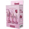 Dream Toys Gleaming Love Plug Set Matte Pink