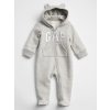 GAP 330704-00 Baby overal GAP logo Šedá - 3-6M