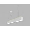 LED2 3314951 Závesné svietidlo LINO II 120 PRISMA LED 21-32W, 3000/3500/4000K, 2940-4480lm, IP20, biela