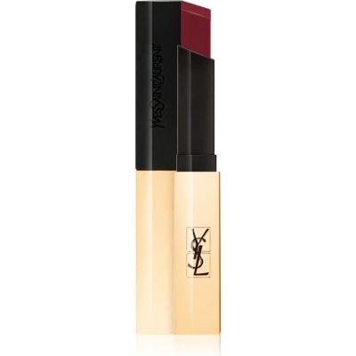 Yves Saint Laurent Rouge Pur Couture The Slim tenký zmatňujúci rúž s koženým efektom 5 Peculiar Pink 2,2 g