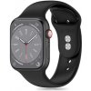 Tech-Protect Silicone remienok na Apple Watch 42/44/45/49mm, black