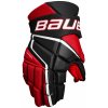 Hokejové rukavice Bauer Vapor 3X Black/Red Intermediate 12 palcov