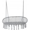 GARDEN LINE Dvojité závesné kreslo – sivé HAM5177