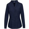 SST | Chalice Blouse Slim LSL, Popelínová dámska košeľa s dl. rukávom, modrá navy, 44