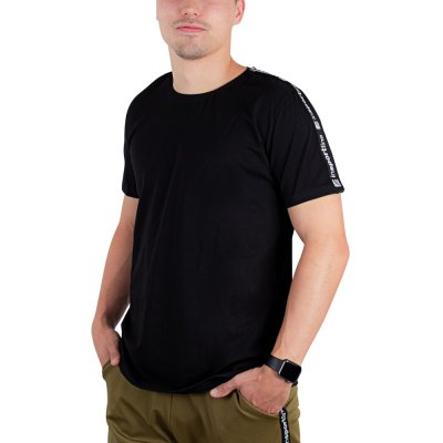 Pánske tričko inSPORTline Overstrap čierna - XL