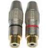 Accu Cable AC-C-RFG/SET RCA Cinch zástrčka samica gold