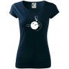 Koule vs kolka - Dámske tričko Pure - 3XL ( Tmavomodrá (veľmi tmavá - skoro čierna) )