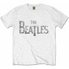 Tričko The Beatles - Drop T Tickets, Unisex,Biela,XXL