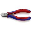 Bočné štikacie kliešte pre elektromechanikov 125 mm KNIPEX 76 22 125 (K 76 22 125)