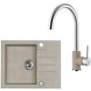 Alveus SET A309 Pebble 02 SETA309 - Drez Granitový Rock 30 - 595x475mm, vanička 320x400x160mm, + bateria Elza