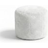 Sablio Taburetka Circle SOFTY - Cloud White - 38x48 cm