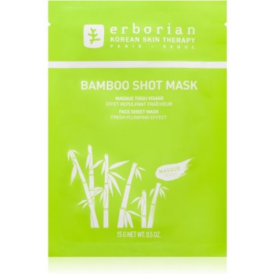 Erborian Bamboo vyživujúca plátienková maska s hydratačným účinkom 15 g