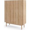 Piaski Komoda BOHO KD97 dub riviera/marmur blanco drevo 97 cm x 122 cm x 37 cm