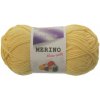 Pletacia vlna Vlnap MERINO 14727 žltá svetlá
