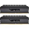 PATRIOT Viper 4 Blackout 32GB DDR4 3600MHz / DIMM / CL18 / 1,35V / Heat Shield / KIT 2x 16GB PVB432G360C8K