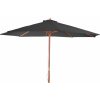 Garden-Shop Slnečník Florida Ø 3,5m - polyester/drevo 7kg - antracit