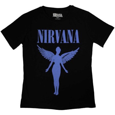 Nirvana tričko Angelic Blue Mono Čierna