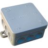 Tracon electric Nadomietková inštalačná krabica, šedá 75x75x40mm 75×75×40mm