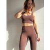 Sim Fashion Športové tielko HELIA Farba: Čokoládová, Veľkosť: L