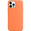 engaroGuard iPhone 12 Pro Max Silicone Case s MagSafe - Kumquat design (oranžový)