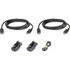 ATEN KVM prepojovací kábel [1x zástrčka DisplayPort, USB 2.0 zástrčka A, jack zástrčka 3,5 mm - 1x USB 2.0 zásuvka B, jack zástrčka 3,5 mm, zástrčka; 2L-7D02UDPX5