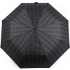 Pánský skládací vystřelovací deštník 3 šedá káro