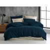 Brotex Mušelínové obliečky 140x200, 70x90 cm tmavo modré
