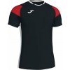 Joma Futbalový dres T-SHIRT CREW III BLACK-RED-WHITE S/S Veľkosť: 2XS