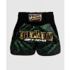 Muay Thai šortky Venum Attack - Black/Green Velikost: M