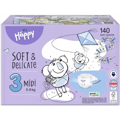 Bella Baby Happy Maxi box pre bábätká 2 x 3 140 ks 62 ks
