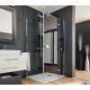 Aquatek SMART R13 Rohový sprchový kút 100x80cm Pravý, krídlové dvere, chróm, číre sklo AQ SMARTR13CH100X8062P