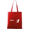 Handball sport - Taška bavlnená - 42 x 38 cm ( Červená )