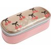 Školský peračník Pencil Box Cherry Pompon Jeune Premier ergonomický luxusné prevedenie 22*7 cm