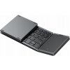 Skladacia bezdrôtová Bluetooth klávesnica s Touchpadom QWERTY TMAVOŠEDÁ