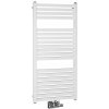 Kúpeľňový radiátor vodný Aqualine 1 W 450 x 970 mm biely