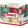 Yankee Candle Vianočný set 4x 37g votívna sviečka v skle